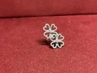  Preview image for Lot# 135 - 18KT WHITE GOLD HEART / CLOVE 