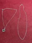  Preview image for Lot# 158 - (2) 14KT WHITE GOLD NECKLACE  