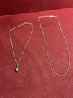  Preview image for Lot# 157 - (2) 14KT WHITE GOLD NECKLACES 