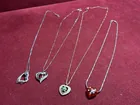  Preview image for Lot# 176 - (4) STERLING SILVER NECKLACE  