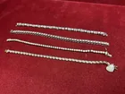  Preview image for Lot# 186 - (4) MIX STERLING SILVER TENNI 