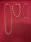  Preview image for Lot# 198 - MIX STERLING SILVER NECKLACES 