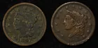  Preview image for 1847 & 1838 BRAIDED HAIR LARGE CENTS 