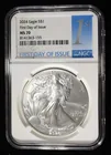  Preview image for 2024 AMERICAN SILVER EAGLE NGC MS70 