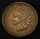  Preview image for 1860 INDIAN CENT XF 