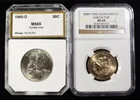  Preview image for (2) GRADED COINS 