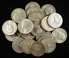  Preview image for (20) 90% SILVER WASHINGTON QUARTERS 