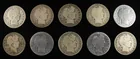  Preview image for (10) 90% SILVER BARBER HALF DOLLARS 