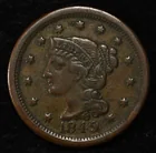  Preview image for 1849 BRAIDED HAIR LARGE CENT XF/AU 