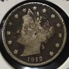  Preview image for 1912-D 'V' NICKEL FINE/VF 