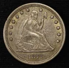  Preview image for 1877 SEATED LIBERTY QUARTER CH AU 