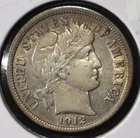  Preview image for 1912 BARBER DIME NICE ORIG UNC 