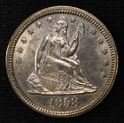  Preview image for 1858 SEATED LIBERTY QUARTER CH/GEM BU 