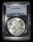  Preview image for 1886 MORGAN DOLLAR PCGS MS-63 