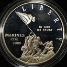  Preview image for 2005-P $1 COMMEM MARINE CORPS PROOF 