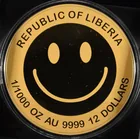  Preview image for 2026 REP OF LIBERIA SMILEY 1/1000TH OZ 