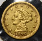  Preview image for 1846-O $2.50 LIBETRY GOLD AU 