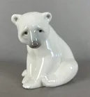 Preview image for Lladro Seated Polar Bear Porcelain 