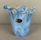  Preview image for White Cristal Blue and White Swirl 