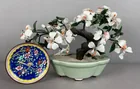  Preview image for Vintage Glass Flowering Bonsai Tree 