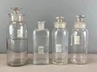 Preview image for Group of 4 Vintage Glass Apothecary Jars 