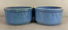  Preview image for Group of 2 Ruckel Blue Glazed Sawtooth 