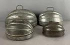  Preview image for Set of 4 Antique Nesting Metal Pudding 