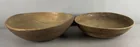  Preview image for Group of 2 Primitive Shallow Wood Bowls 