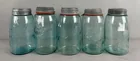  Preview image for Group of Vintage Aqua Ball Mason Jars 