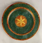  Preview image for Antique Hand Painted Wood Charger 