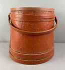  Preview image for Primitive Red Painted Firkin 