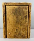  Preview image for Antique Slide-Top 3 Compartment Wood Box 