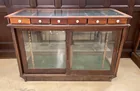  Preview image for Antique Wood and Glass Display Case with 