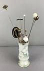  Preview image for Antique Porcelain Hatpin Holder with 