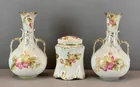  Preview image for Group of 3 1890s Warwick Floral Gilt 