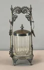  Preview image for Victorian Meriden Silver Plated Crystal 