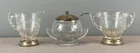  Preview image for Group of 3 Sterling Silver Etched Glass 