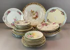  Preview image for Group of Vintage Floral Motif Porcelain 