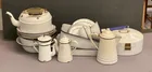  Preview image for Group of White Enamelware Coffee Pots 