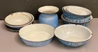  Preview image for Group of Vintage Blue Enamelware Pans 