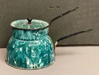  Preview image for 1900s Chrysolite Blue Enamelware Double 