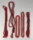  Preview image for Group of 5 Red Bead Tassled Necklaces 