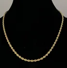  Preview image for Ma Signed 14K Yellow Gold Rope Twist 