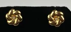  Preview image for Pair of 14K Yellow Gold White Sapphire 