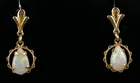  Preview image for Pair of 14K Yellow Gold Fire Opal Stud 
