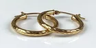  Preview image for Pair of 14K Yellow Gold Hoop Earrings 