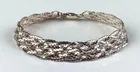  Preview image for Signed Italian Sterling Silver Braided 
