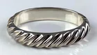  Preview image for Italian Ultra-Fine Silver Hinged Cuff 
