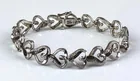  Preview image for CO Signed Sterling Silver CZ Heart Link 