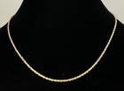  Preview image for Signed Sterling Silver Gold Filled Rope 